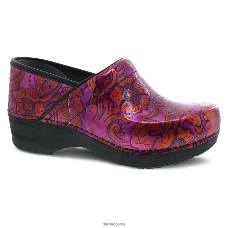 Dansko Frauen XP 2.0 Fuchsia-geprägtes Patent verstopft L6BV60284