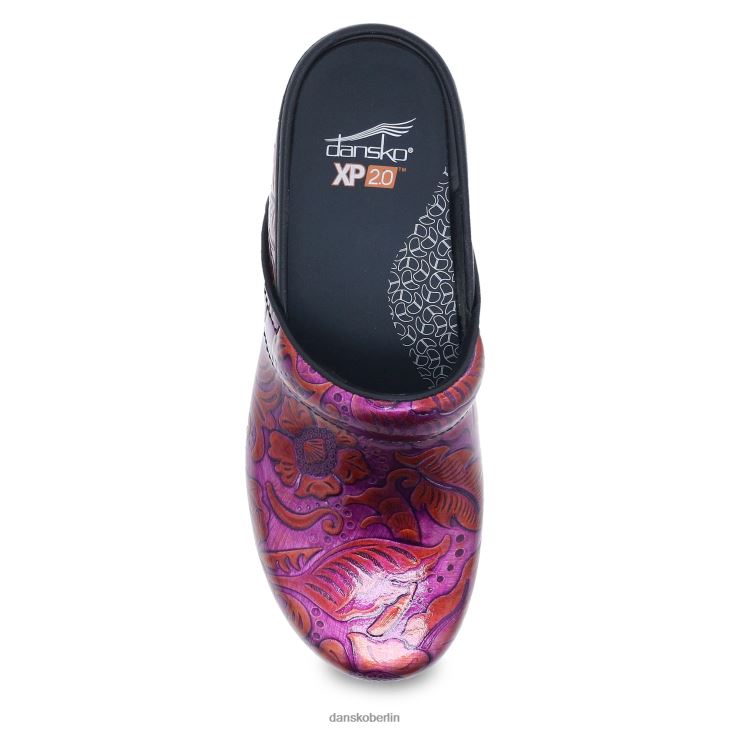 Dansko Frauen XP 2.0 Fuchsia-geprägtes Patent verstopft L6BV60284