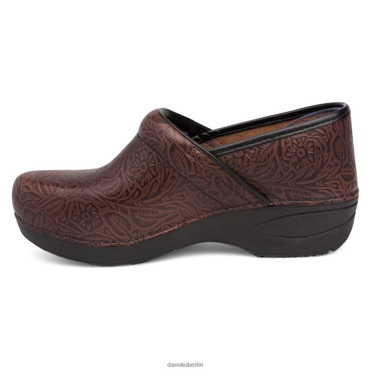 Dansko Frauen XP 2.0 braune Blumenprägung verstopft L6BV6012