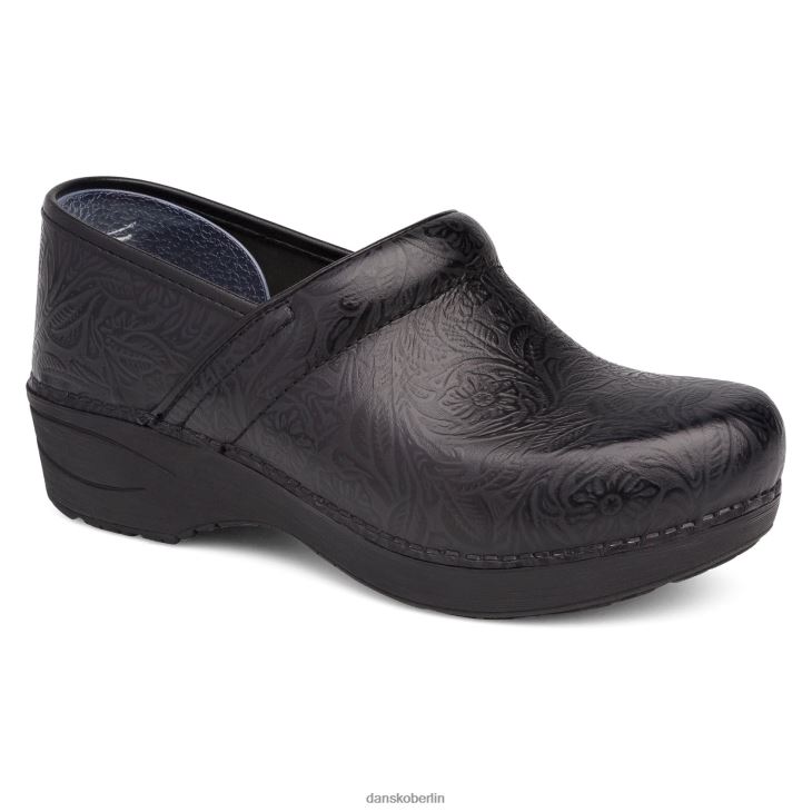 Dansko Frauen XP 2.0 schwarze Blumenprägung verstopft L6BV604