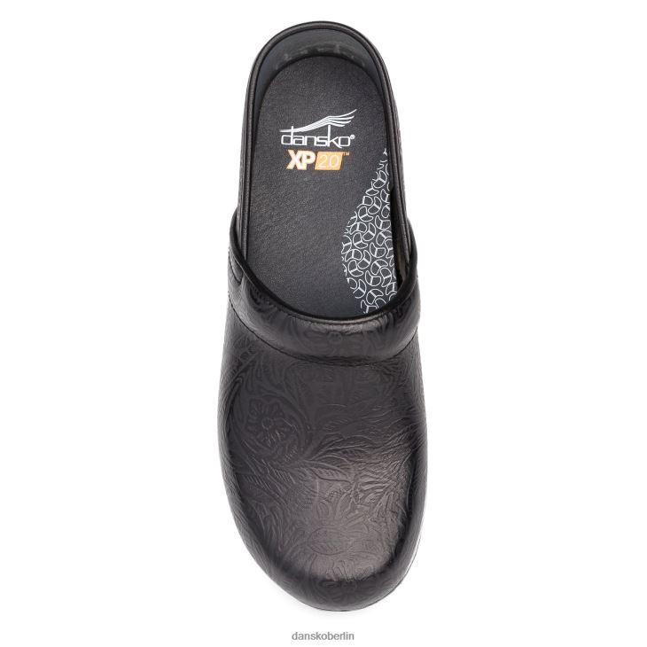 Dansko Frauen XP 2.0 schwarze Blumenprägung verstopft L6BV604