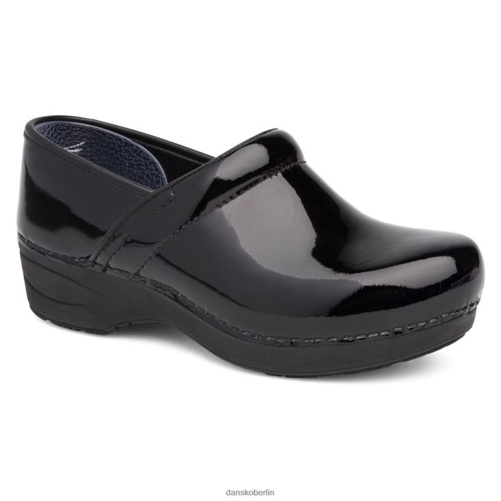 Dansko Frauen XP 2.0 schwarzes Lackleder verstopft L6BV605