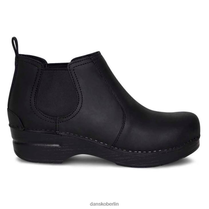 Dansko Frauen personalisierter Frankie schwarz geölt verstopft L6BV6052
