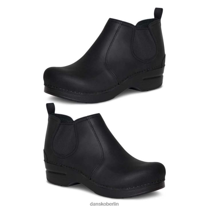 Dansko Frauen personalisierter Frankie schwarz geölt verstopft L6BV6052