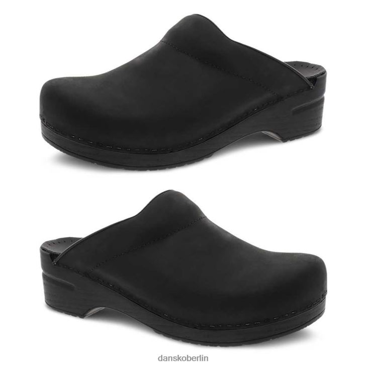 Dansko Frauen personalisierter Karl schwarz geölt verstopft L6BV6054