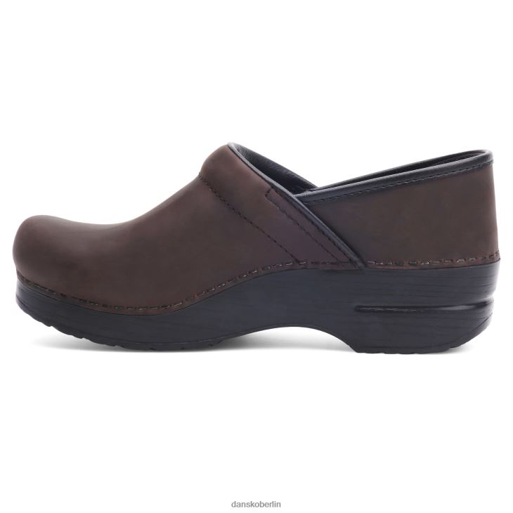 Dansko Frauen schmaler Profi antikbraun geölt verstopft L6BV60233