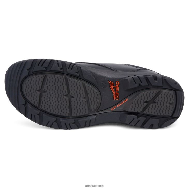 Dansko Männer Gehhilfe schwarz glatt Slipper und Slipper L6BV60277