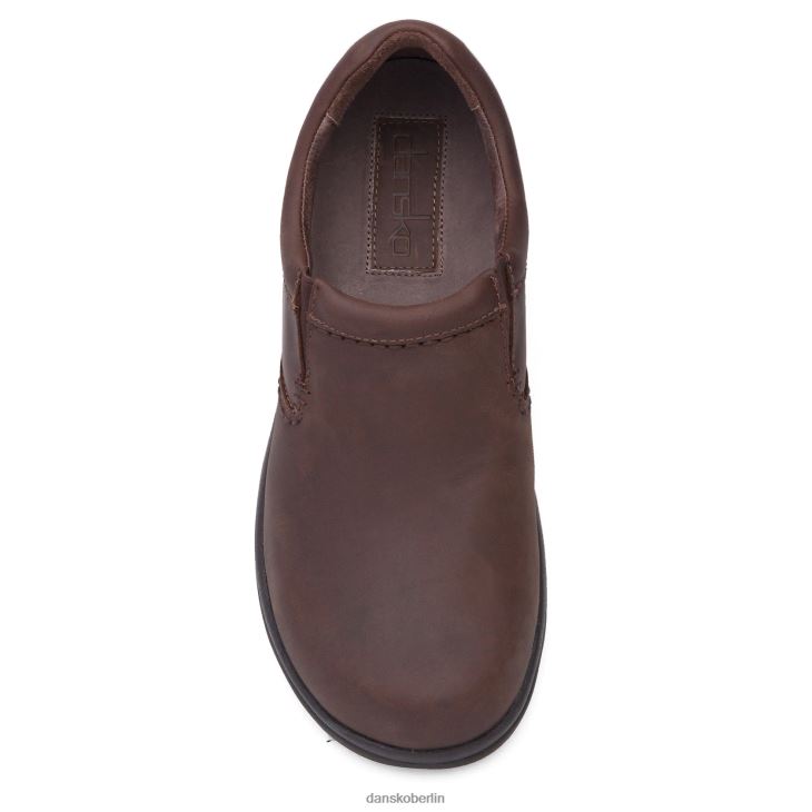 Dansko Männer Wynn braun beunruhigt Slipper und Slipper L6BV60276