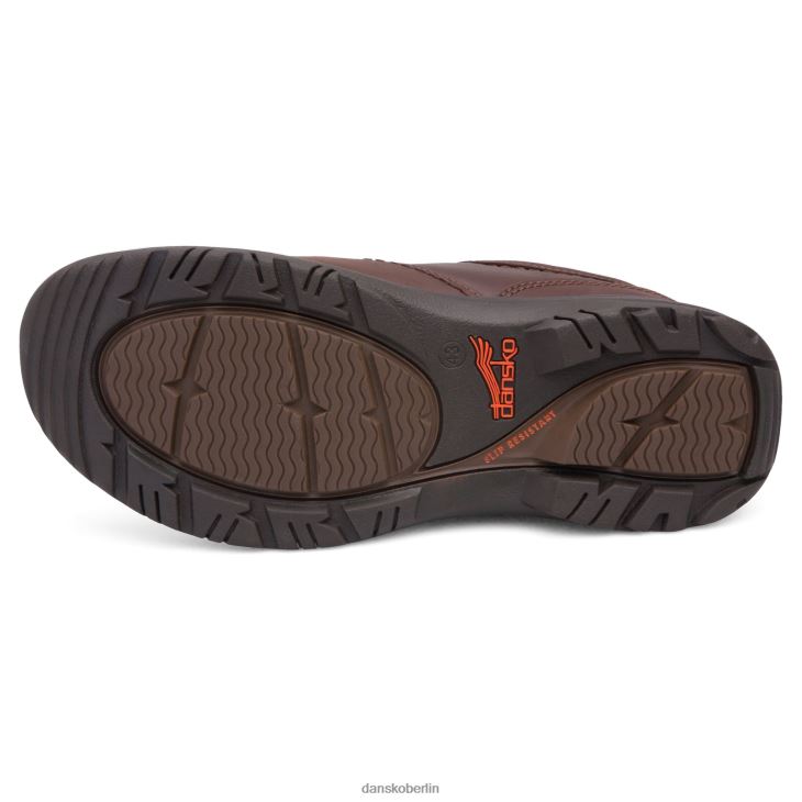 Dansko Männer Wynn braun beunruhigt Slipper und Slipper L6BV60276