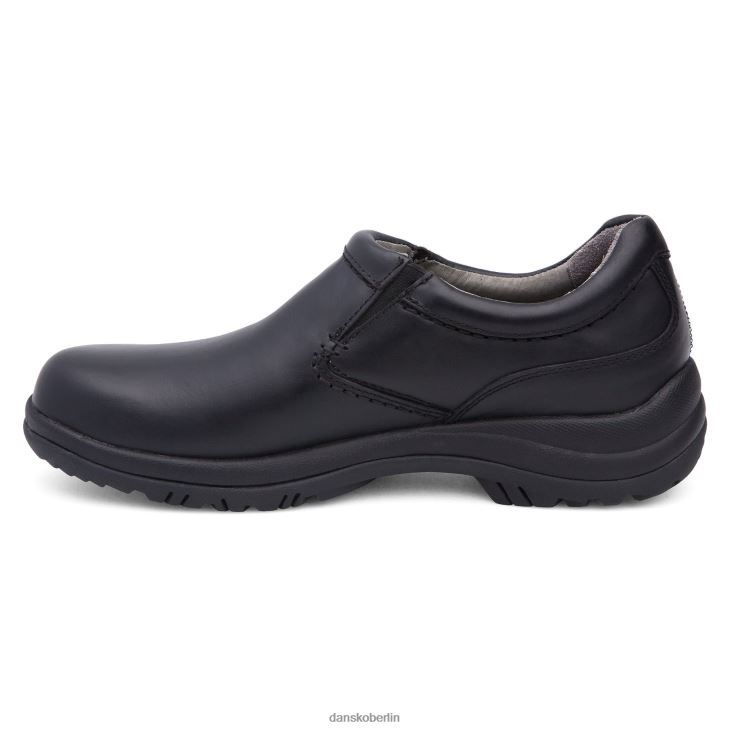 Dansko Männer Wynn schwarz glatt Slipper und Slipper L6BV60275