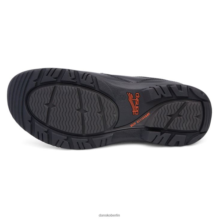Dansko Männer Wynn schwarz glatt Slipper und Slipper L6BV60275