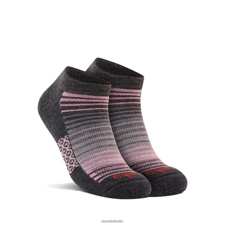 Dansko unisex Knöchel aus Merinowolle graue Streifen Socken L6BV60267
